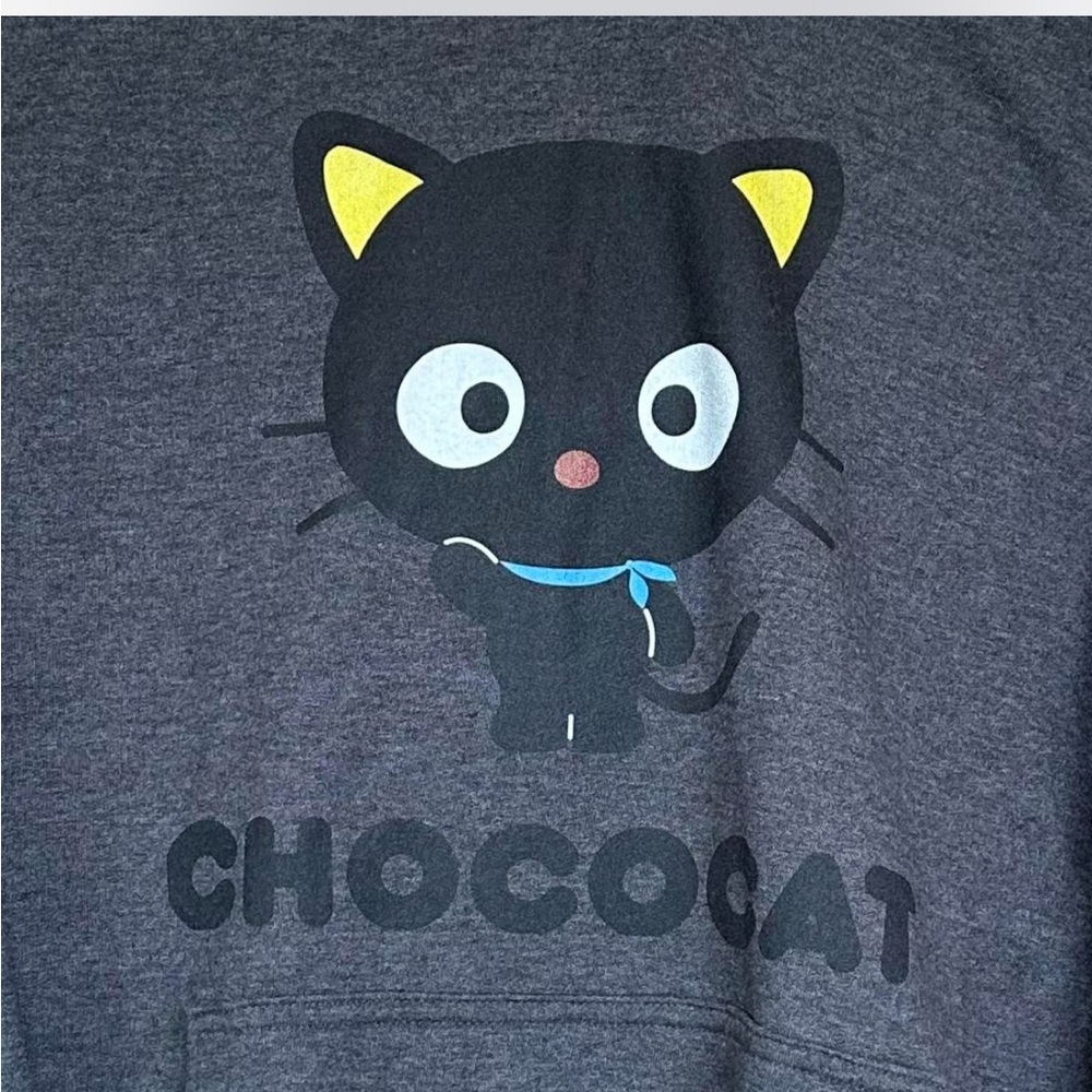 Sanrio Unisex Gray Chococat Character Hoodie - Picture 3 of 5